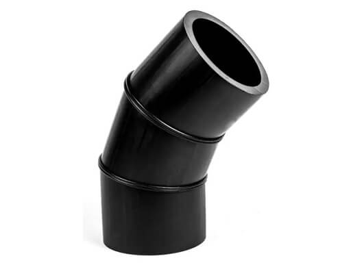 HDPE ELBOW45 160MM BLACK LAMCO