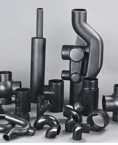 HDPE SOIL SOVENT AERATOR 110MM BLACK UNITEC