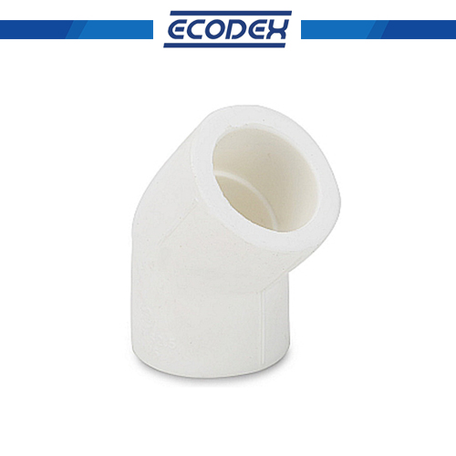 PPRPN20 ELBOW45 110MM WHITE LAMCO